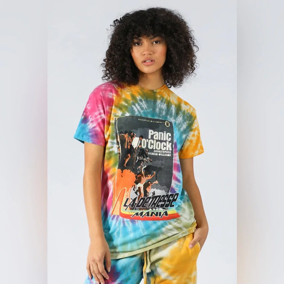 NWT La Detresse Revolve Tropicali Panic Tee Short Sleeve Size XS - Picture 1 of 11